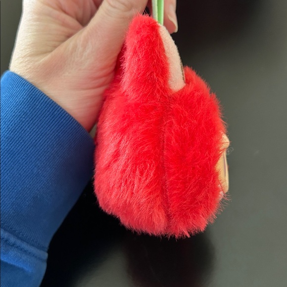 1 Labubu Little Monster Singing Light Up Bagcharm - Red New - Picture 8 of 16